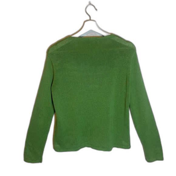 Vintage 90s Christmas Sweater Cardigan Carly St Claire S Embellished Embroidered - Picture 3 of 12